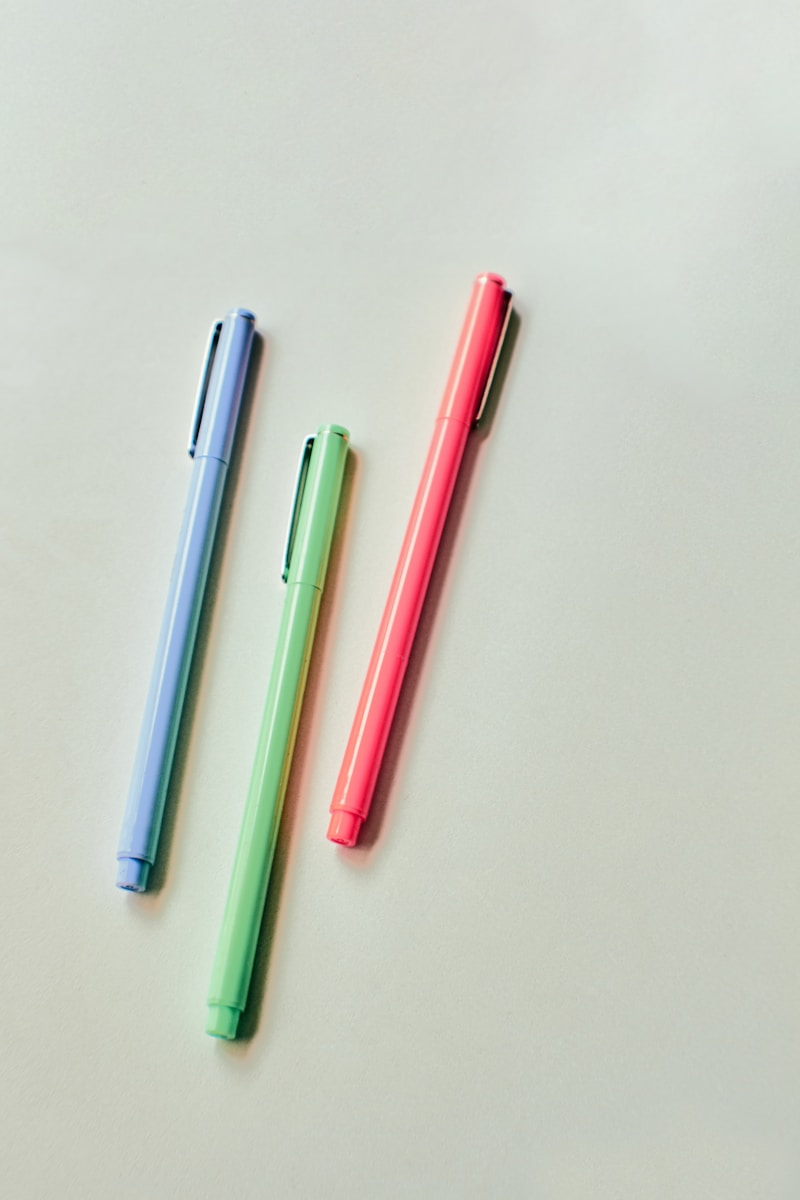 Gel — set de 10 bolígrafos de gel de colores