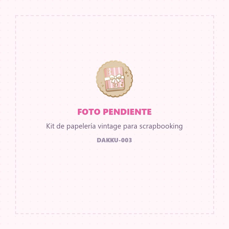 Kit de papelería vintage para scrapbooking — papelería vintage Dakku